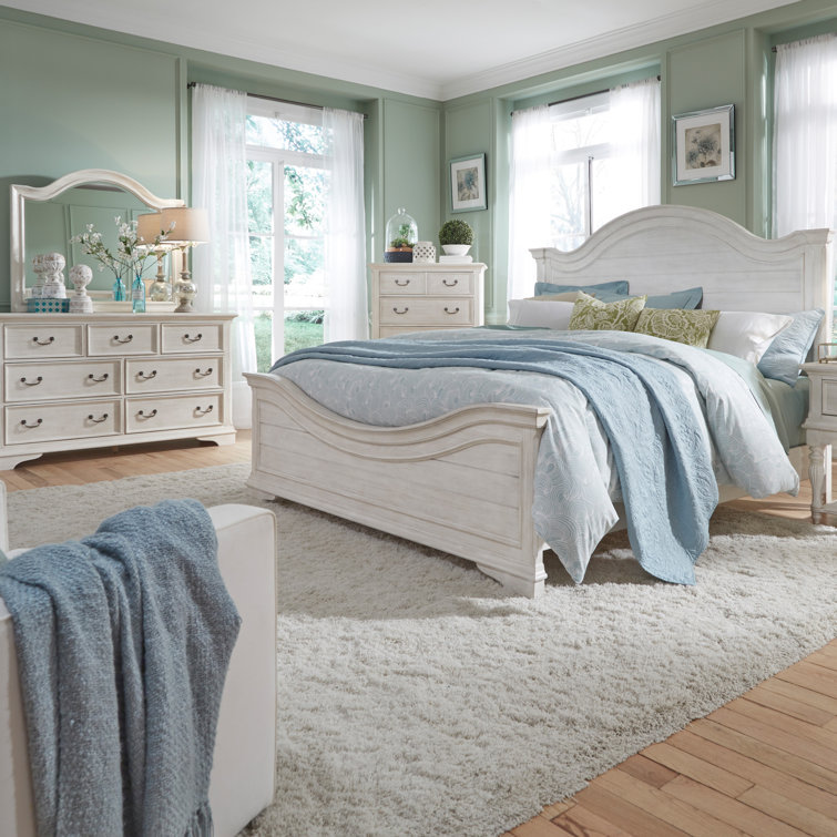 Liberty Furniture Bayside Queen Panel Bed, Dresser & Mirror Wayfair